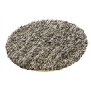 リサイクルチェアパッド チェア イス 座布団 かわいい ブラウン 直径35