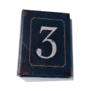 フォトアルバム 数字 ナンバー 写真 洋書風 80ポケットSサイズ 高さ18cm 3