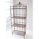 アパーテ・フォーティアシェルフ シャビー アイアン 整理 使いやすい 収納 4段 ディスプレイ