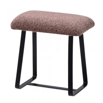 スツール おしゃれ 北欧 椅子 アイアン 布 ミニ  シンプル 座り心地良い 小さめ 茶 ブラウン