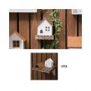 ハウスボックス 収納ボックス 壁 ケース ディスプレイ 木製 雑貨 お家 天然木 ミニ