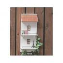 ハウスラック 収納ボックス 壁 ケース ディスプレイ 木製 雑貨 お家 天然木 ミニ 棚