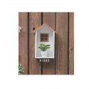 ウォールハウス 収納ボックス 壁 ケース ディスプレイ 木製 雑貨 お家 天然木 ミニ 棚