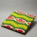 クッション アンティーク調 レトロ おしゃれ 続柄 フラワー柄 グリーン かわいい 抹茶色 幅40