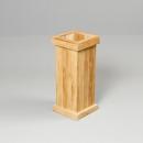 チーク傘立て アンティーク家具 おしゃれ 木製 ライトブラウン ナチュラル 高さ62