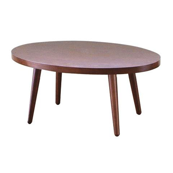 ウッディーオーバルテーブル　L　ブラウン