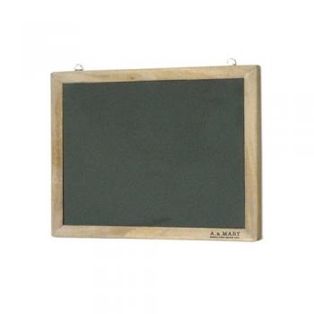 黒板 四角 S ブラックボード 木製 サインボード ウォールデコ 布 メッセージ シンプル 幅30