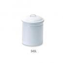 キャニスターL ホワイト 白 ホーロー キッチン用品 収納 シンプル おしゃれ 保存容器 保存ポット