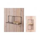 アイアンウォールシェルフ 棚 壁掛け シンプル おしゃれ スッキリ 収納 2WAY 多用途 ワイヤー