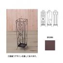 アンブレラスタンドハート アイアン シンプル おしゃれ 収納 ワイヤー 傘立て ブラウン 茶