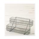 ガーデン2ステップボックス アイアン シンプル アンティーク加工 庭 箱 おしゃれ シャビー