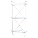 アンティーク調シェルフL アイアン ナチュラル アンティーク加工 庭 おしゃれ 棚 ホワイト 白