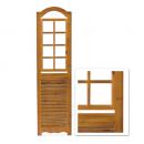 ディスプレイドアブラウン ナチュラル 茶 シェルフ 木製 ハンガー フック ストール 帽子 壁