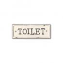 サインプレートTOILET アイアン ホワイト 白 ヨーロピアン フレンチ アンティーク調 おしゃれ