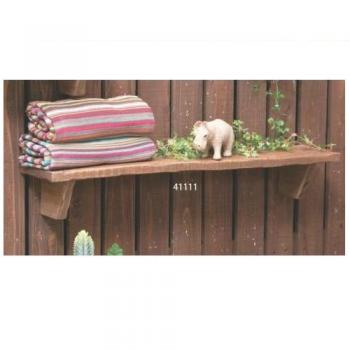 ウォールシェルフ 飾り棚 木製 ナチュラル 壁掛け ラック 北欧 自然素材 マンゴーウッド