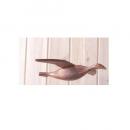 フライングバードL ブラウン モビール 天井 吊り下げ オブジェ 木製 動物 アニマル 鳥