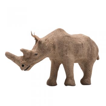 Tier ジュートアニマル サイ オブジェ ディスプレイ 動物 ナチュラル 自然 置物 麻
