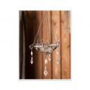 ハンギングガラスポット ディスプレイ 天井 吊り下げ 飾り アンティーク調 おしゃれ