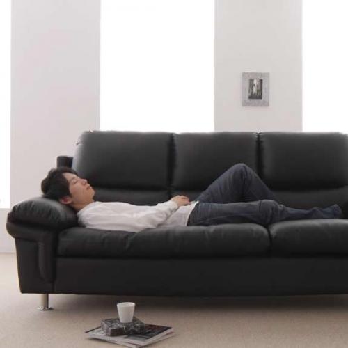 ハイバックコーナーカウチソファ【Dino】ディーノ　3人掛け