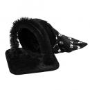 SPICE PAW-PAW キャットタワー グルーミングトンネル ブラック ペットグッズ 高さ330