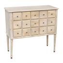 ヨーロピアンシャビーチチェスト15ドローワー 樺(かば) フランス 木製 アンティーク調 お洒落