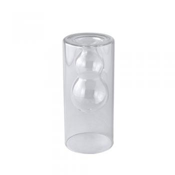 SPICE LABO GLASS ガラスダブルウォールベース ダブルボール クリア 2個セット