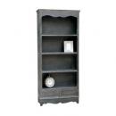 トラディショナルアンティーク調シェルフ&2ドローワー シャビー レトロ アンティーク調 お洒落 木製