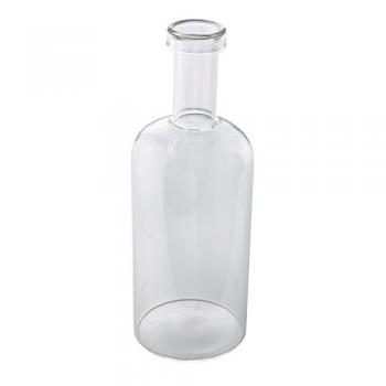 SPICE LABO GLASS ガラスフラワーベース ボトルB クリア 2個セット 高さ22.5