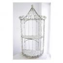 ブラン ケージシェルフ ディスプレイ プランツケージ 収納 棚 シャビー アンティーク調 壁 小物