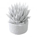 SPICE Elegant deco サボテンオブジェ D ホワイト 2個セット 高さ12