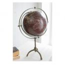 レトログローブ カーマイン 地球儀 オブジェ ディスプレイ アンティーク調 ヨーロピアン