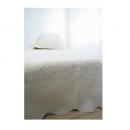 キルトカバー エクリュ ナチュラル ファブリック おしゃれ 天然素材 コットン 白 マット