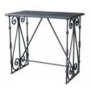 アンティーク調アイアンデコレーションテーブルM ブラック シャビー クラシック レトロ 重厚感