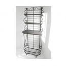 ノアール フォーティアシェルフ シャビー 棚 ディスプレイ シンプル アイアン 整理 収納 4段