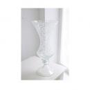 エッチング カップベースL 花瓶 ディスプレイ 小物入 ガラス おしゃれ フラワーポット エレガント