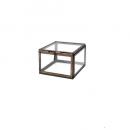 ブラスガラスボックススクエアS ガラス雑貨 植物 ディスプレイ おしゃれ テラリウム 高さ60