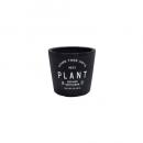 センテンスポット02S-BK プランター おしゃれ ブラック テラコッタ 2個セット 直径120