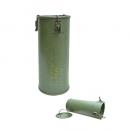 カートリッジボックスB 缶 ディスプレイ グリーン 緑 収納 小物入れ フタ付き アンティーク調