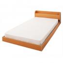 棚・コンセント付きフロアベッド【Cliet】クリエット【マルチラススーパースプリングマットレス付き】