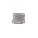 セメントポットローサークルS 4個セット フラワーポット モダン シンプル グレー 直径100