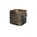 レトンアンティークスクエアポットS プランター フラワーポット ゴールド 花瓶 おしゃれ 幅150