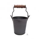フェールハンギングバケツS アイアン グリーン かわいい アンティークブラック おしゃれ 黒