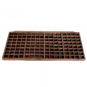 フェールウッデントレイ ガーデンファニチャー 木製 ミディアムブラウン 小物入れ 幅430