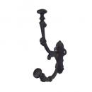 オーナメントアイアンフック12 壁掛け かわいい アンティークブラック おしゃれ 黒