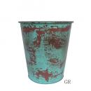 R.T.ポットカバーL-GR ガーデニング プランターカバー 植物 緑 アンティーク調 おしゃれ