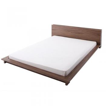 モダンライト・コンセント付きフロアベッド【MOON】ムーン【フレームのみ】