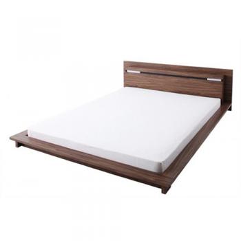 モダンライト・コンセント付きフロアベッド【Oscar】オスカー【国産ポケットコイルマットレス付き】