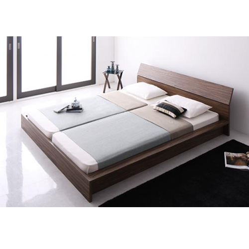 モダンデザインフロアベッド【NEO】ネオ 【ポケットコイルマットレス付き】