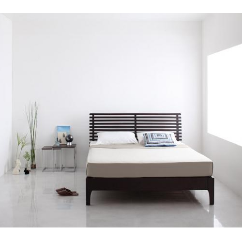 モダンデザインローベッド【Masterpiece】マスターピース【国産ポケットコイルマットレス付き】