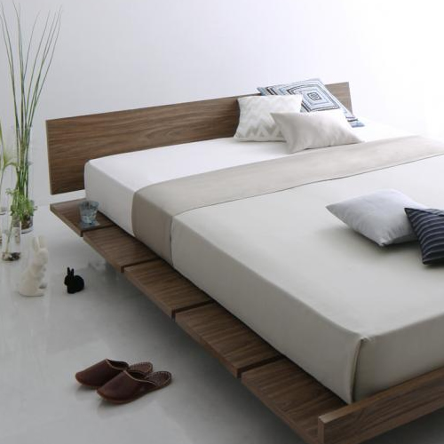 モダンデザインローベッド【Masterpiece】マスターピース【国産ポケットコイルマットレス付き】